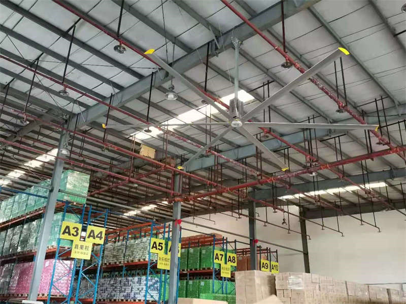 Zengcheng warehousing and logistics warehouse environmental space ventilation and cooling case Zengcheng warehousing and logistics warehouse environmental space ventilation and cooling case