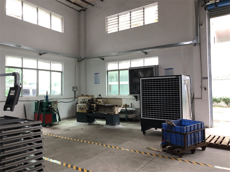 Guangzhou mechanical and electrical processing workshop environmental space ventilation cooling case Guangzhou mechanical and electrical processing workshop environmental space ventilation cooling case
