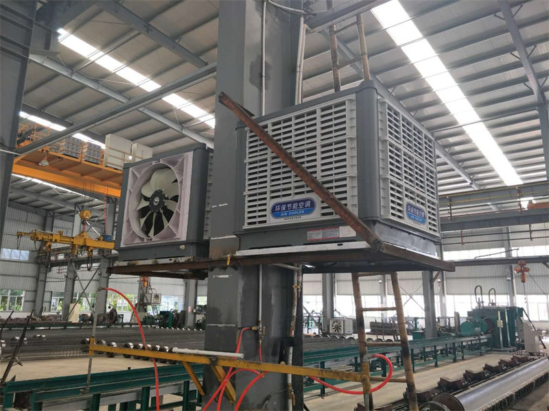 Zhongshan pipe pile production workshop environmental space ventilation cooling case Zhongshan pipe pile production workshop environmental space ventilation cooling case