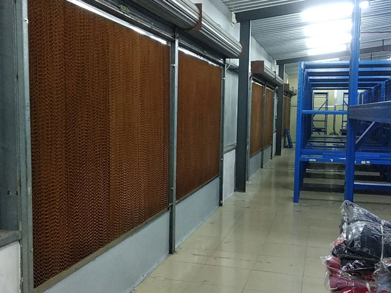 Baiyun garment textile workshop environmental space ventilation cooling case Baiyun garment textile workshop environmental space ventilation cooling case