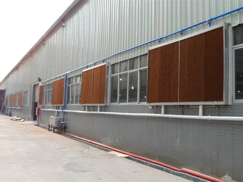 Guangzhou Baiyun District furniture processing workshop environmental space ventilation cooling case