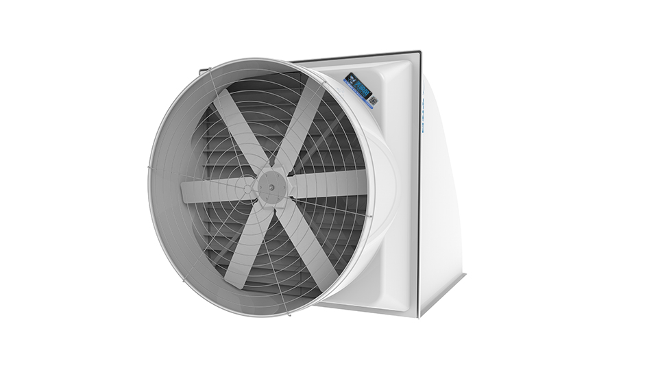 Elbow FRP roof fan