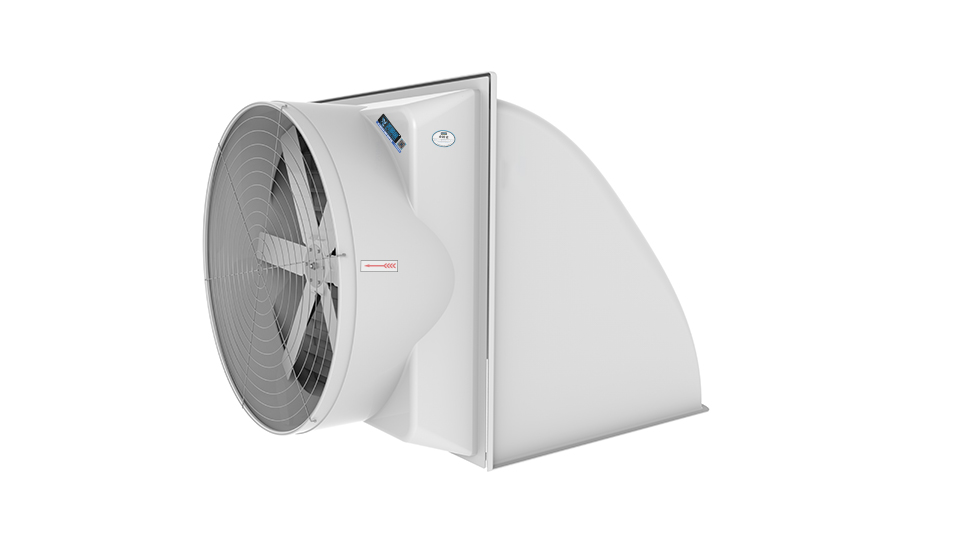 Elbow FRP roof fan